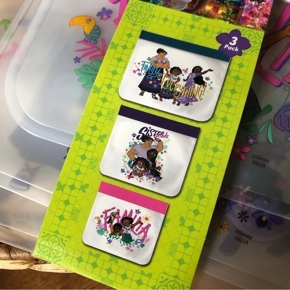 Disney: Encanto: 3pk reusable snack bags